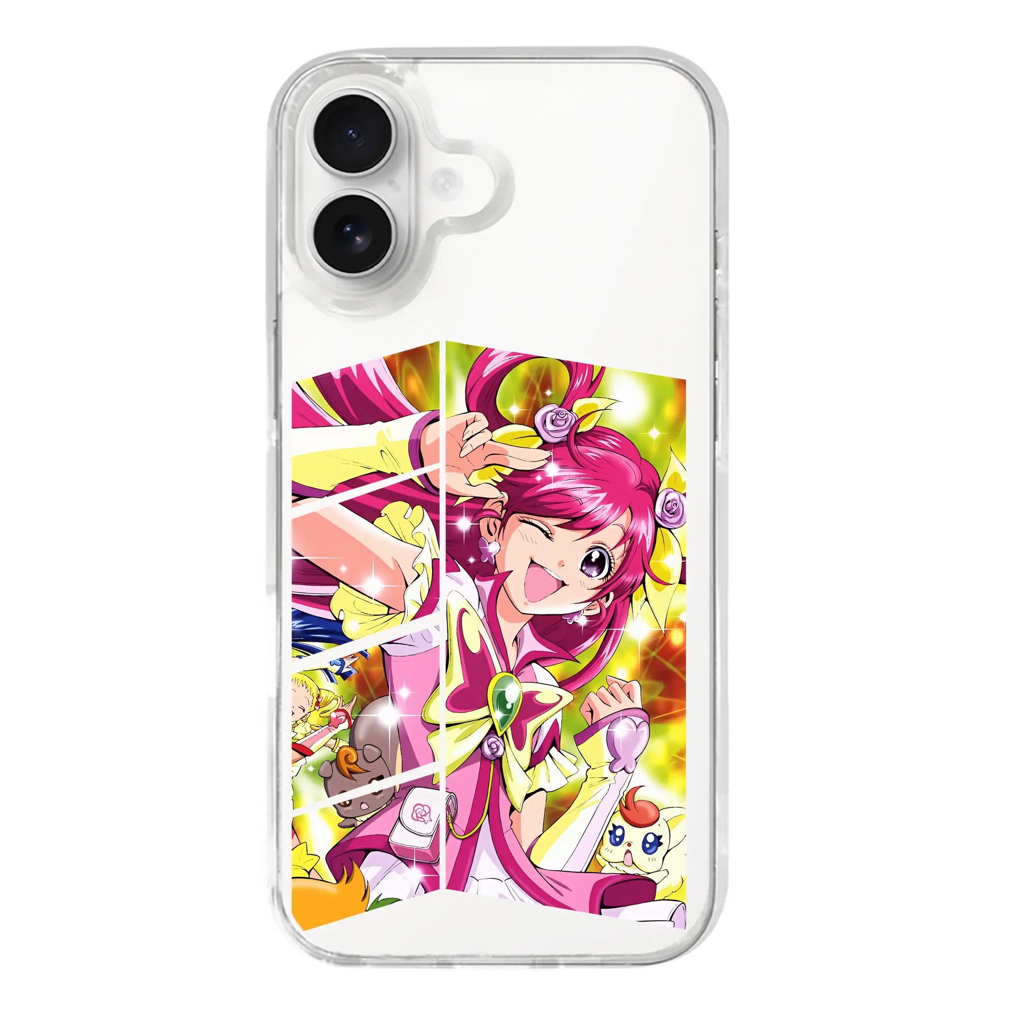 プリキュア グッズ,夢原のぞみ - iPhone 17シリーズ 透明スマホケース – 薄型・耐衝撃・精密フィット保護カバー